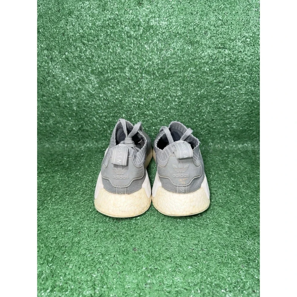 Adidas NMD R1 PK Women Size 6.5‎ Grey Boost Running Shoes Athletic Gym Sneakers